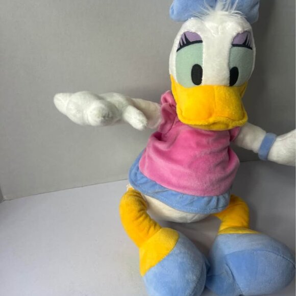 Disney Authentic Daisy Duck Plush Stuffed Animal Doll 18 inches - Picture 2 of 5